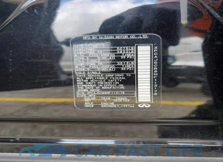 3PCAJ5CB8MF113178# 13