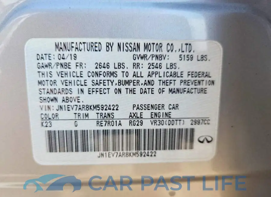 JN1EV7AR8KM592422# 12