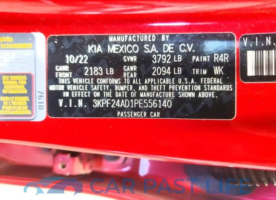 3KPF24AD1PE556140# 12