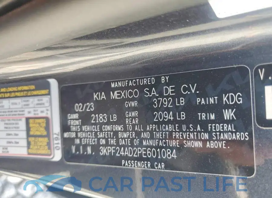 3KPF24AD2PE601084# 13