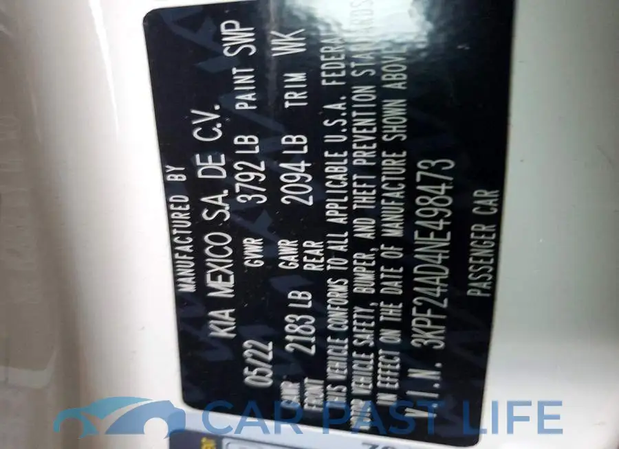 3KPF24AD4NE498473# 12