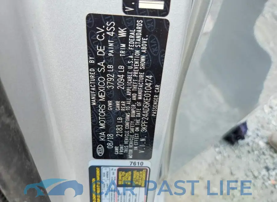3KPF24AD6KE010474# 13