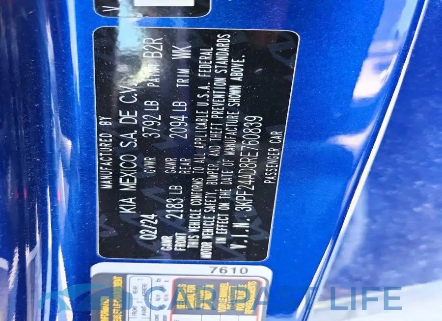 3KPF24AD8RE760839# 12