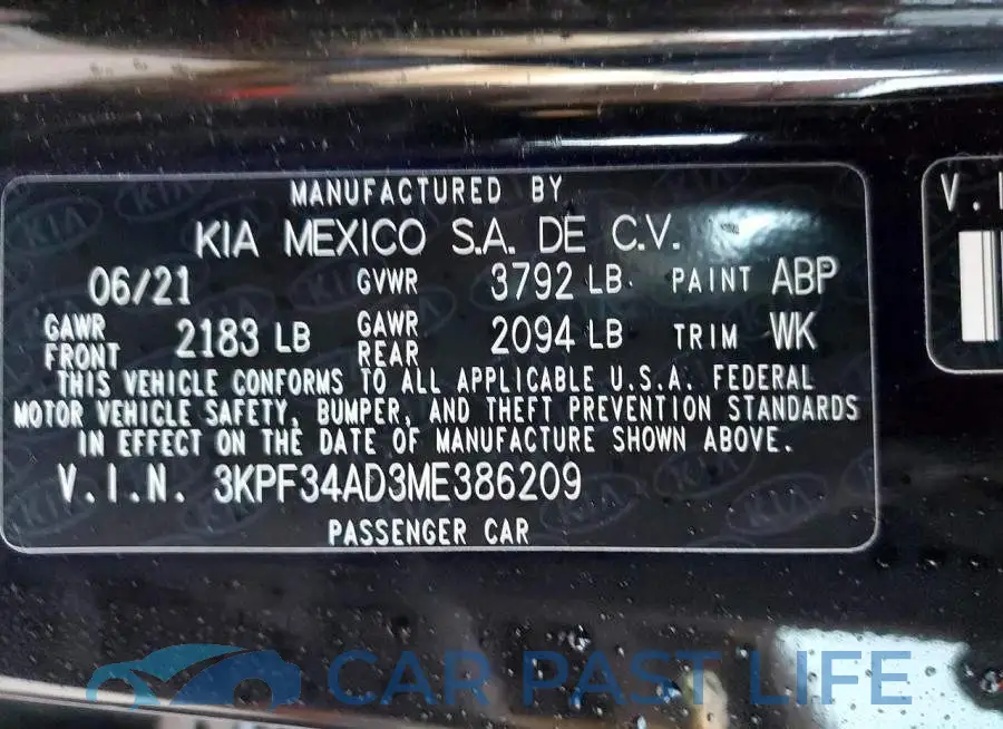 3KPF34AD3ME386209# 12