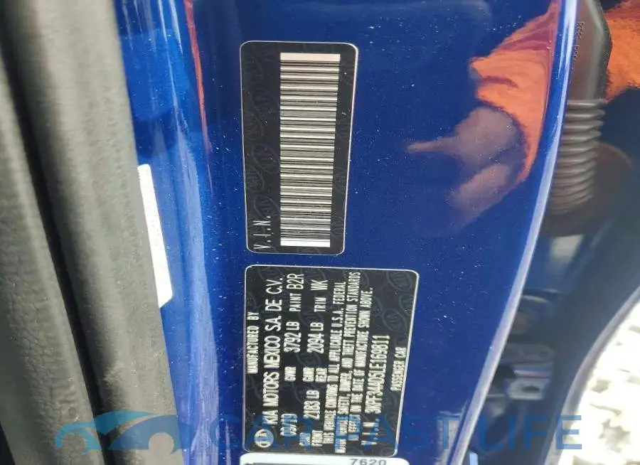 3KPF34AD5LE169811# 12