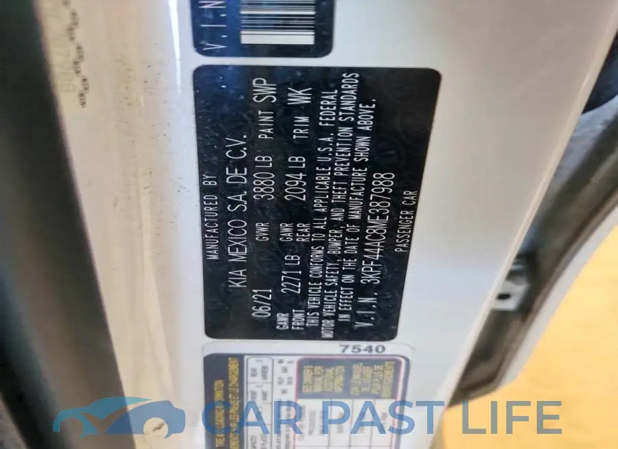 3KPF44AC8ME387988# 12