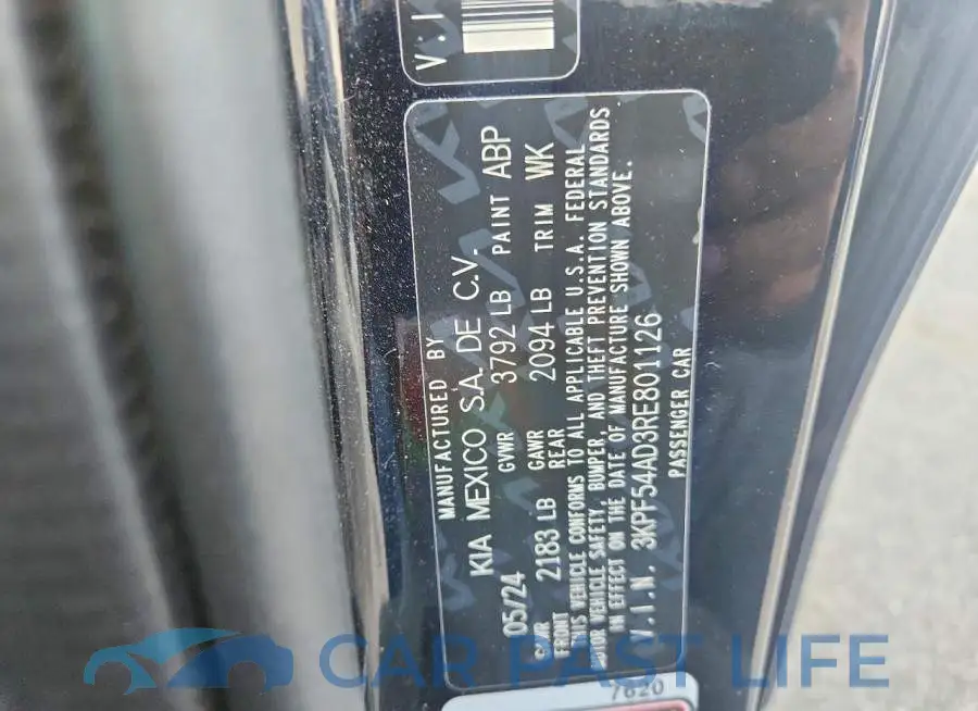 3KPF54AD3RE801126# 12