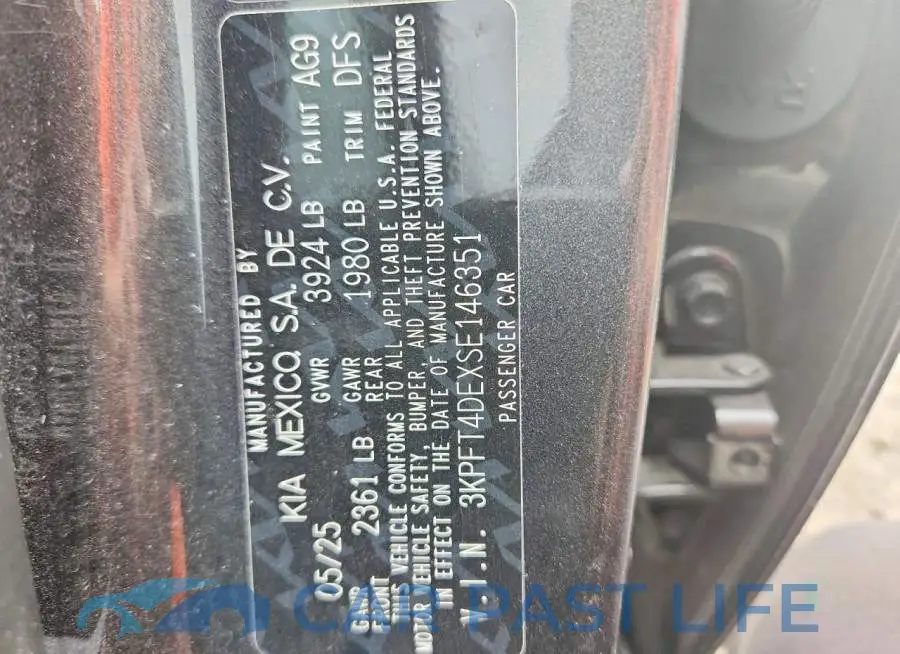 3KPFT4DEXSE146351# 12
