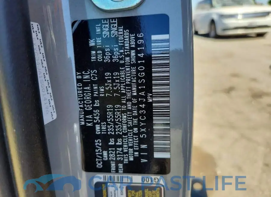 5XYC34JA1SG014196# 12