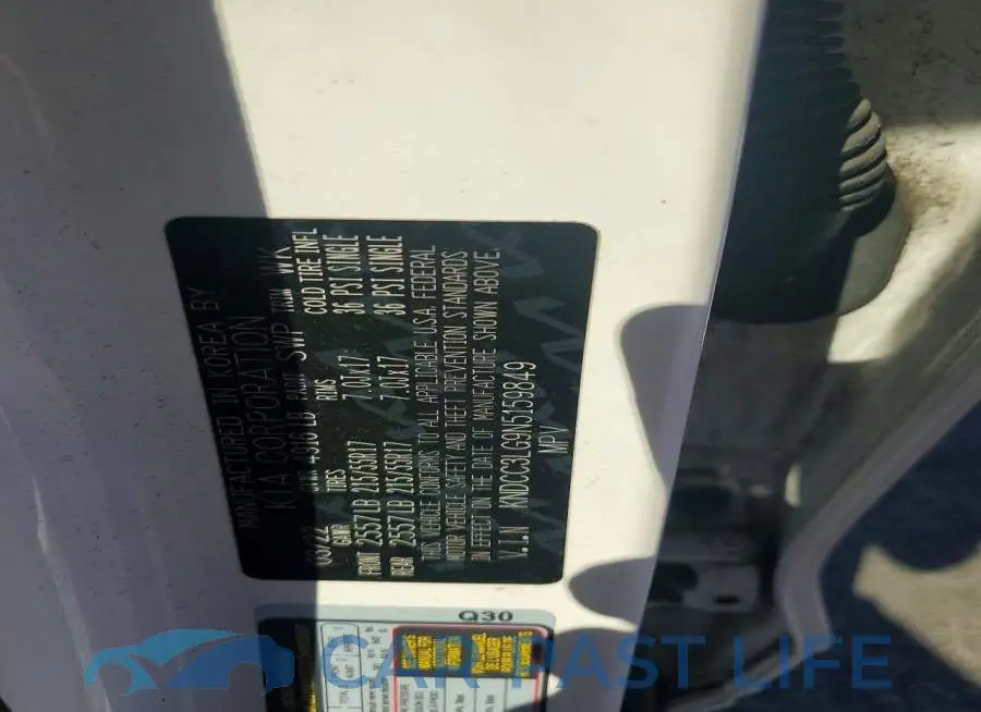 KNDCC3LG9N5159849# 13