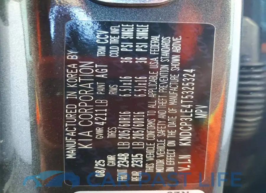 KNDCP3LE4T5325324# 13