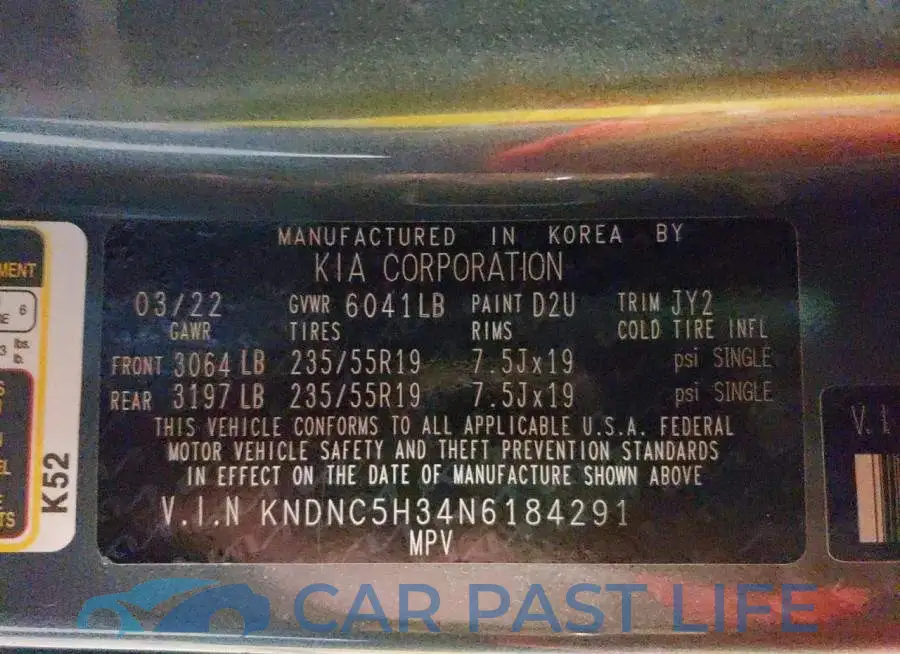 KNDNC5H34N6184291# 14