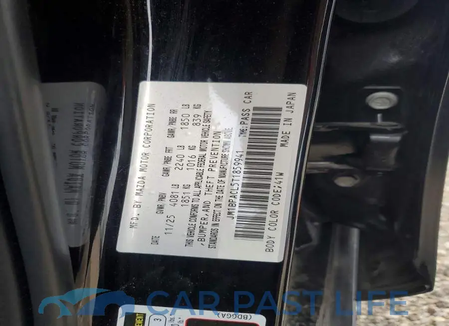 JM1BPACL5T1859941# 13