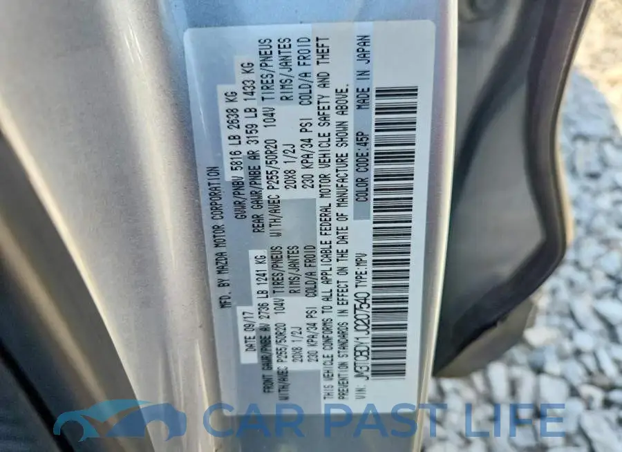 JM3TCBDY1J0207540# 14