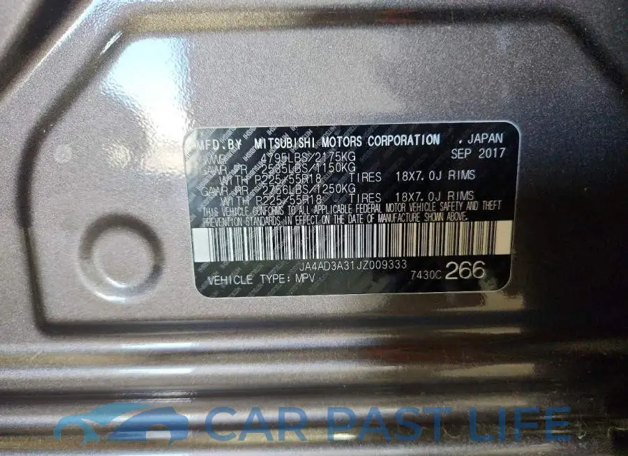JA4AD3A31JZ009333# 12