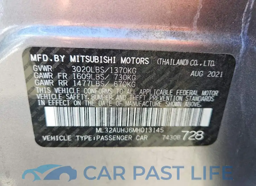 ML32AUHJ6MH013145# 12