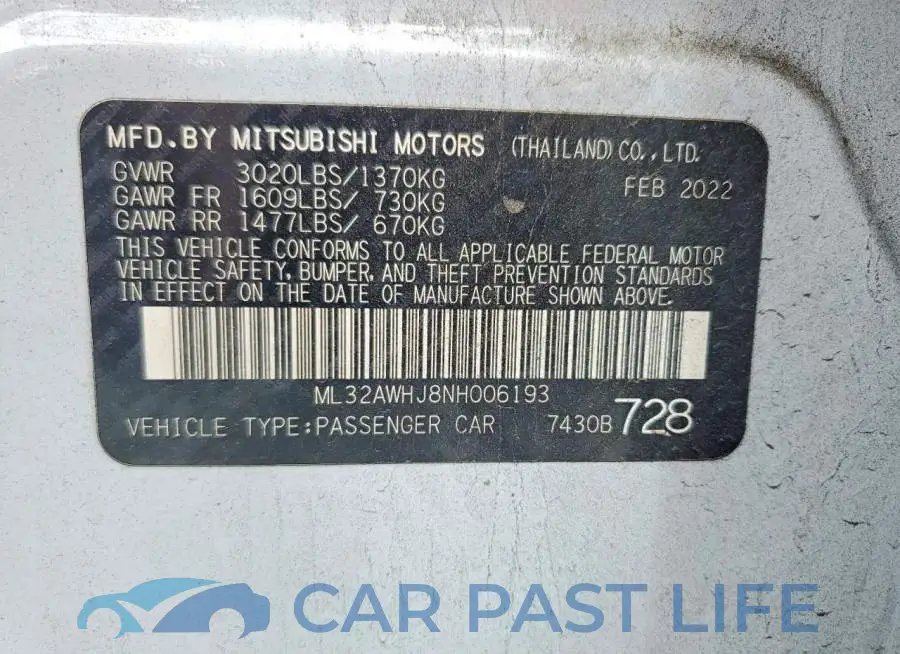 ML32AWHJ8NH006193# 12