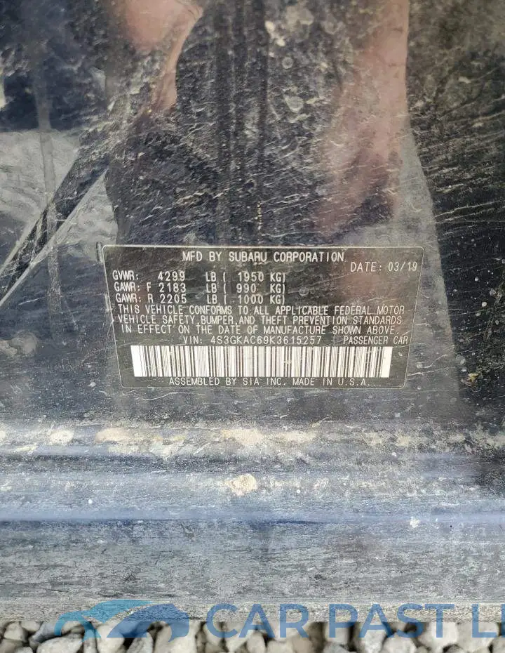 4S3GKAC69K3615257# 12