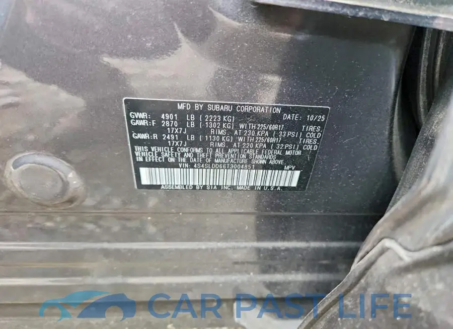 4S4SLDD66T3004851# 12
