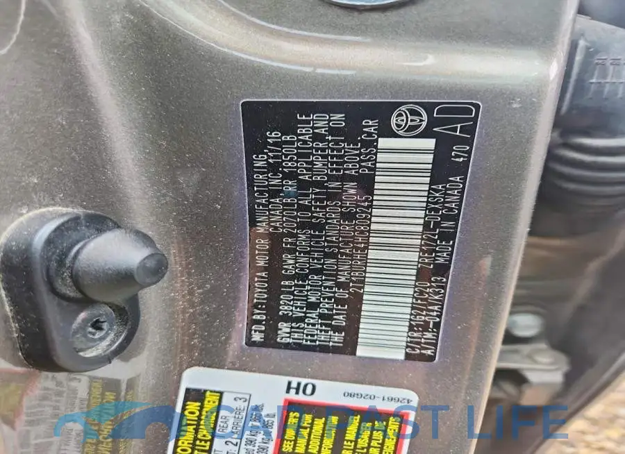 2T1BURHE4HC809245# 12