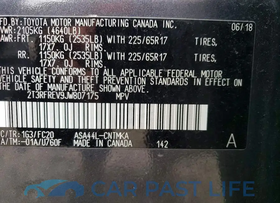 2T3RFREV9JW807175# 12