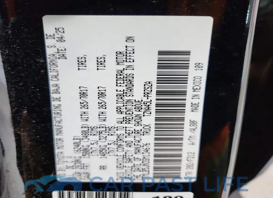 3TMLB5JN3SM134676# 12