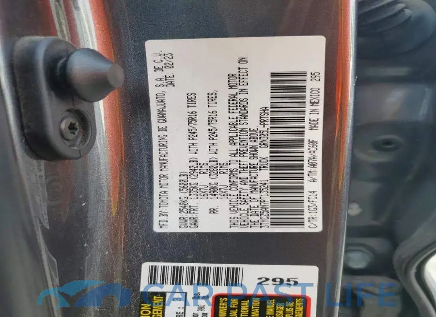 3TYCZ5AN7PT135241# 13