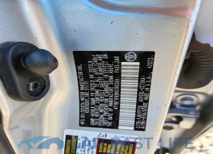 4T1BF1FK9HU380364# 12