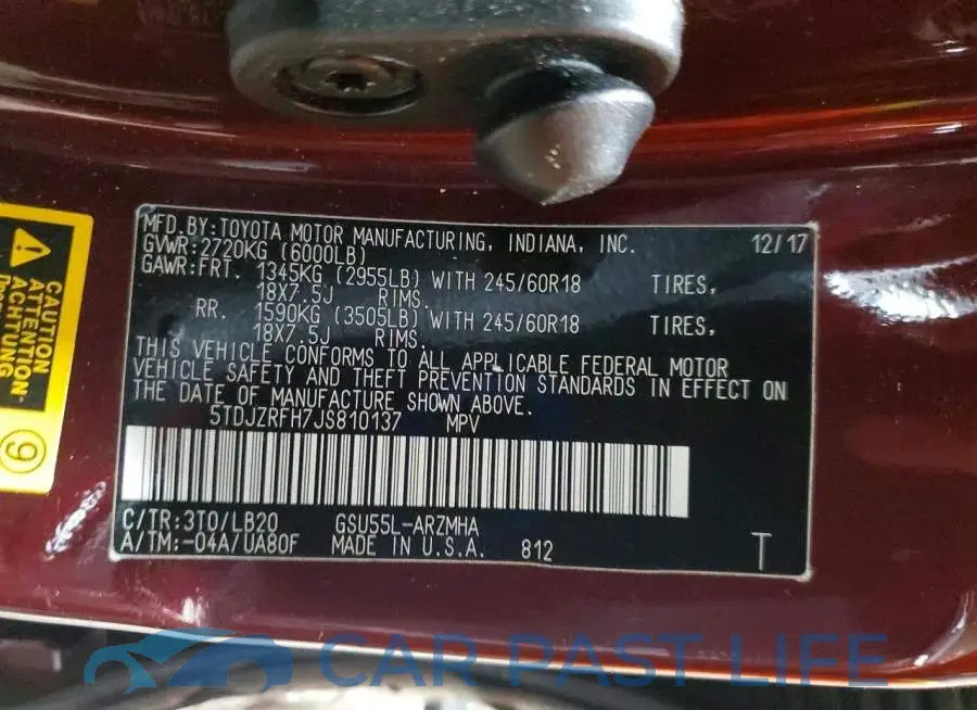 5TDJZRFH7JS810137# 13