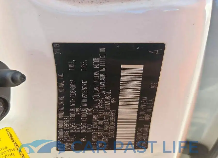 5TDKZ3DC8KS998919# 13