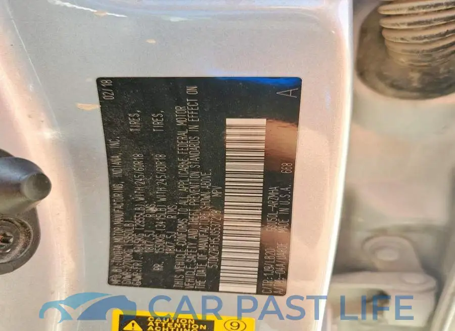 5TDKZRFH5JS537218# 13