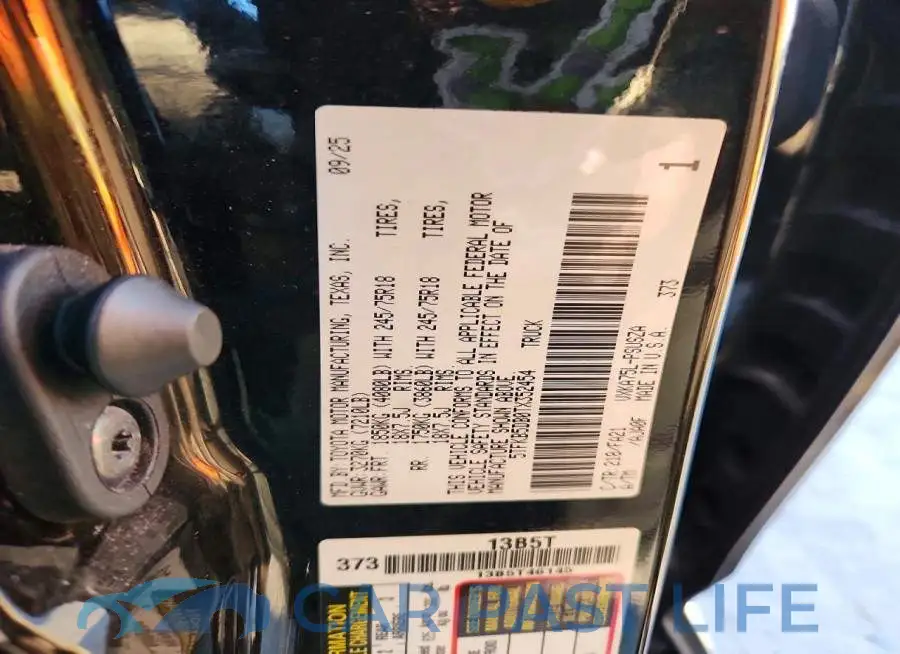 5TFKB5DB0TX352454# 12