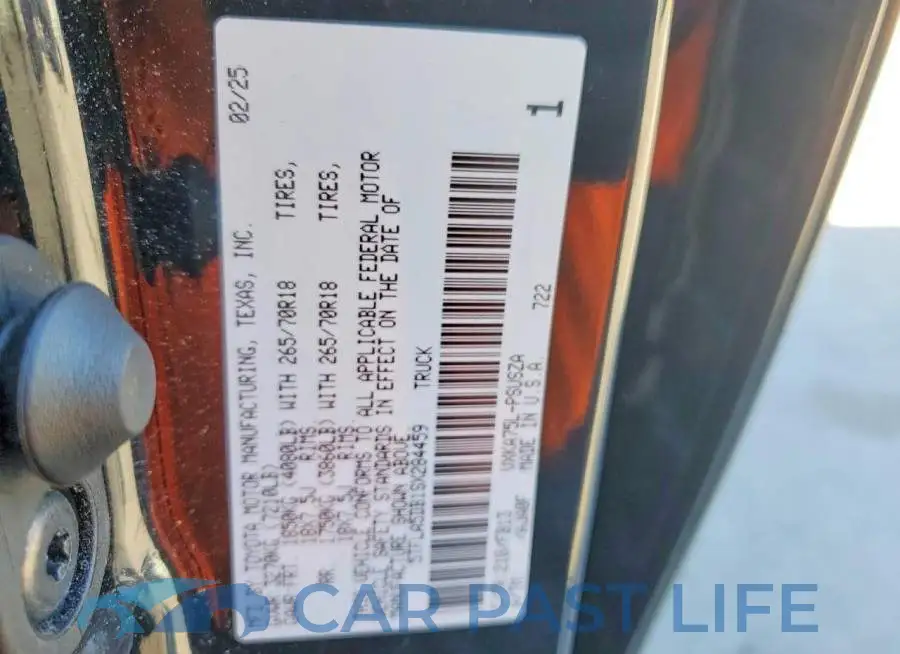 5TFLA5DB1SX284459# 12