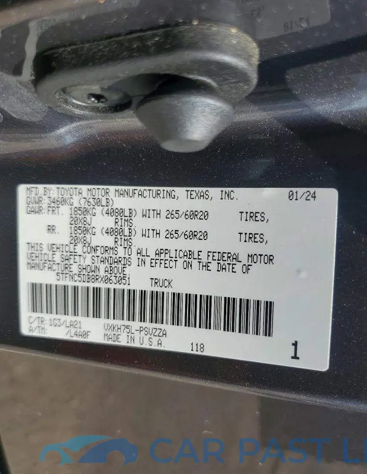 5TFNC5DB8RX063051# 13