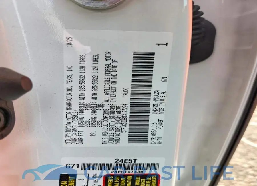 5TFVC5DB8TX123224# 12