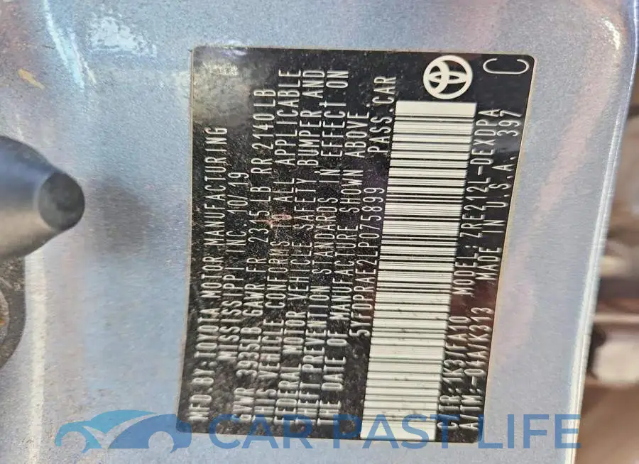 5YFDPRAE2LP075899# 13