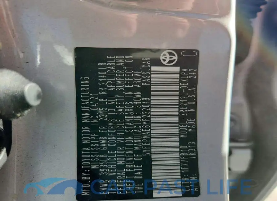 5YFEPMAE6MP232049# 12