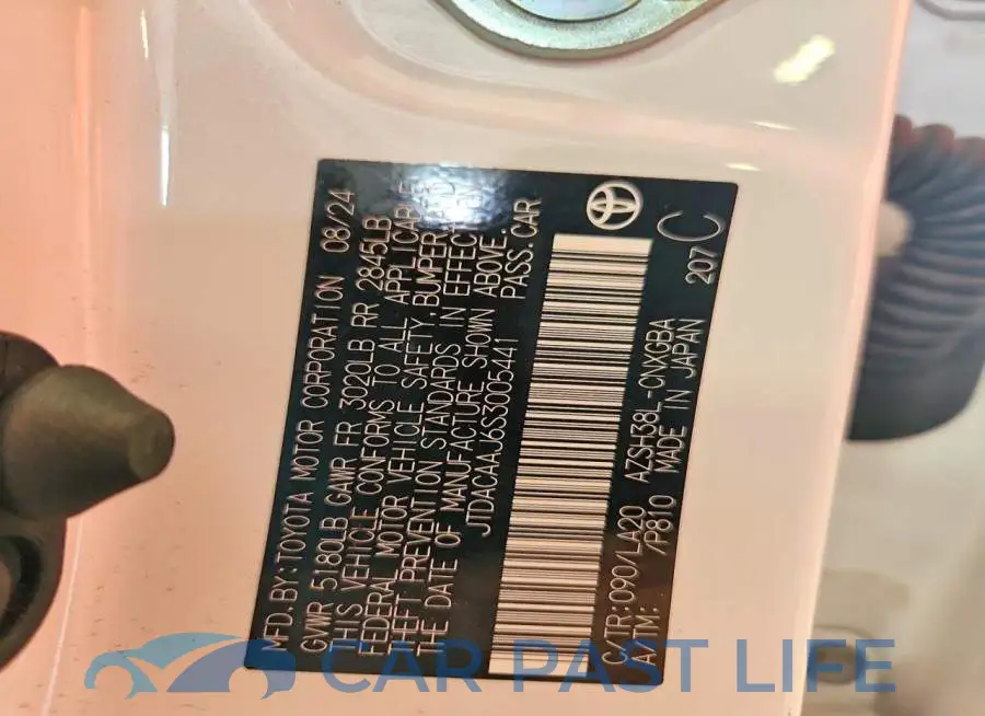 JTDACAAJ6S3005441# 13