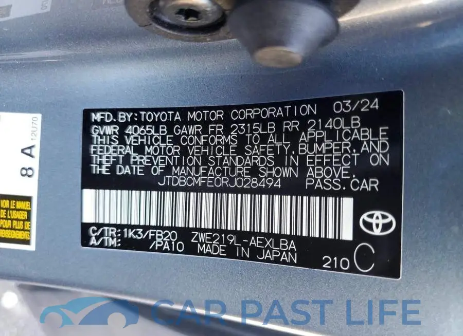 JTDBCMFE0RJ028494# 12