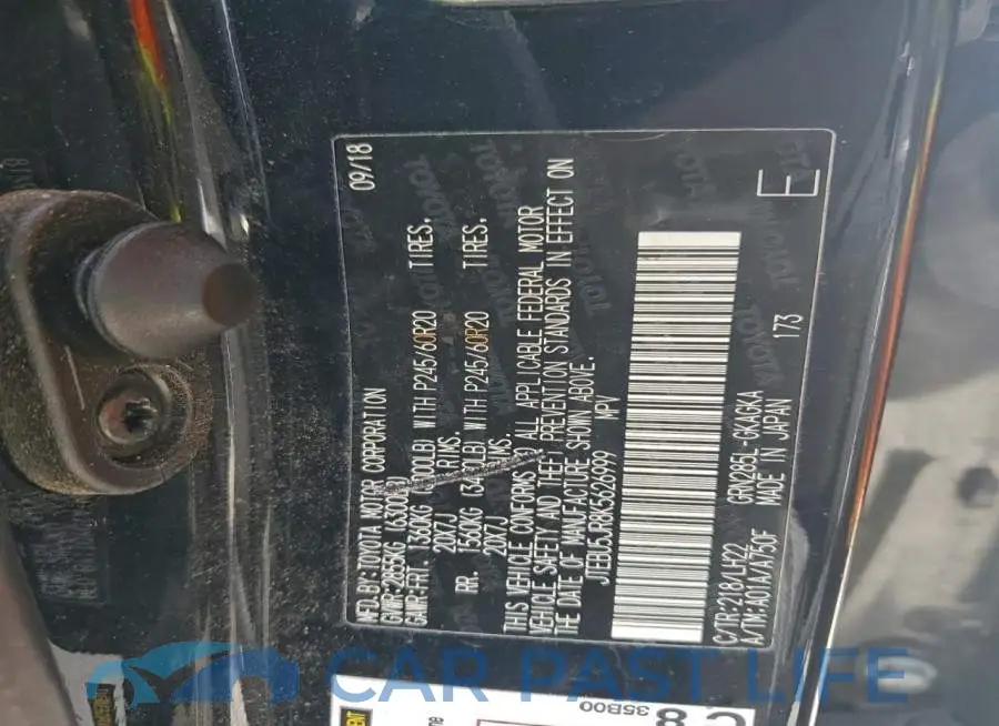 JTEBU5JR8K5626999# 13