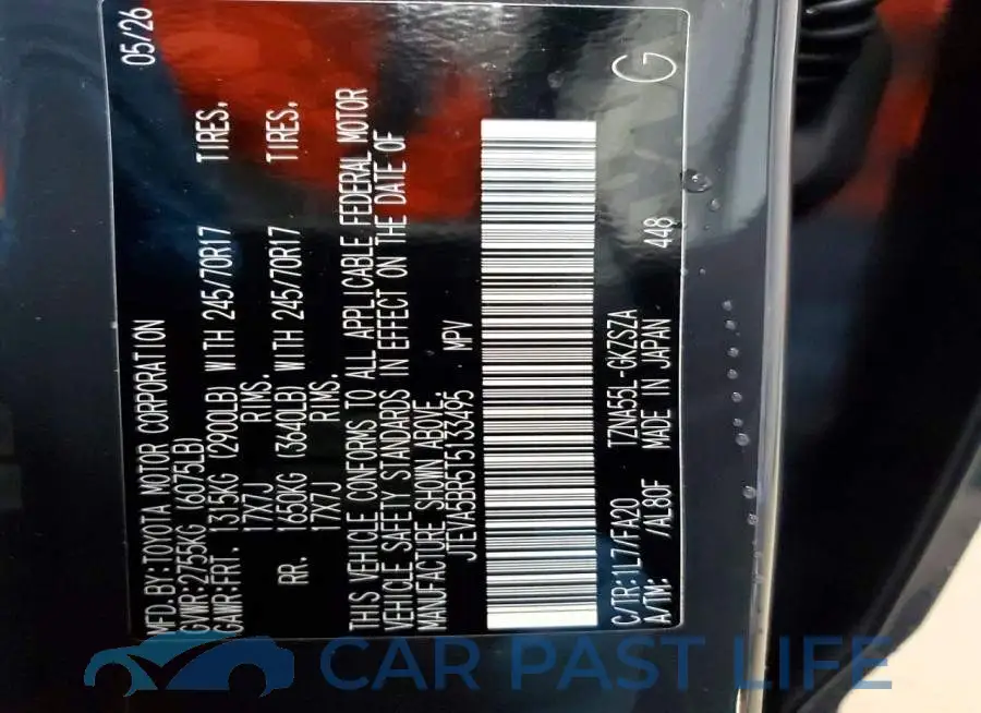 JTEVA5BR5T5133495# 13