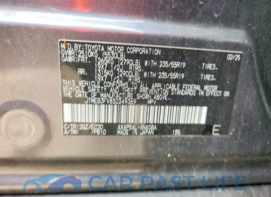 JTMEB3FV8SD249369# 14