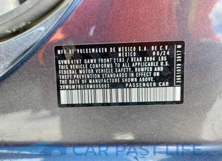 3VW5M7BU1RM095663# 12