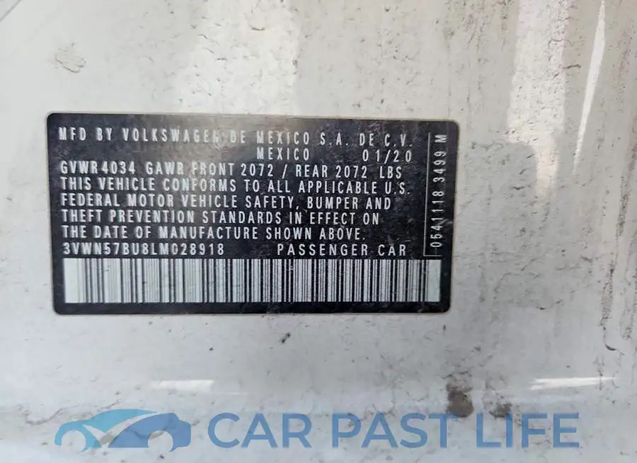 3VWN57BU8LM028918# 13