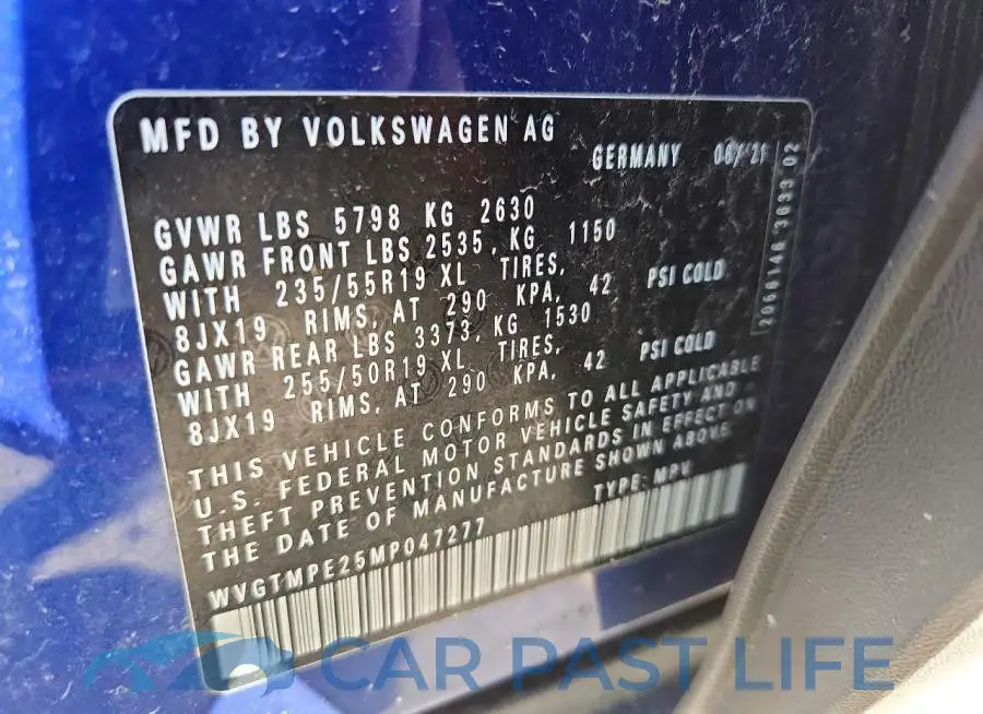 WVGTMPE25MP047277# 12