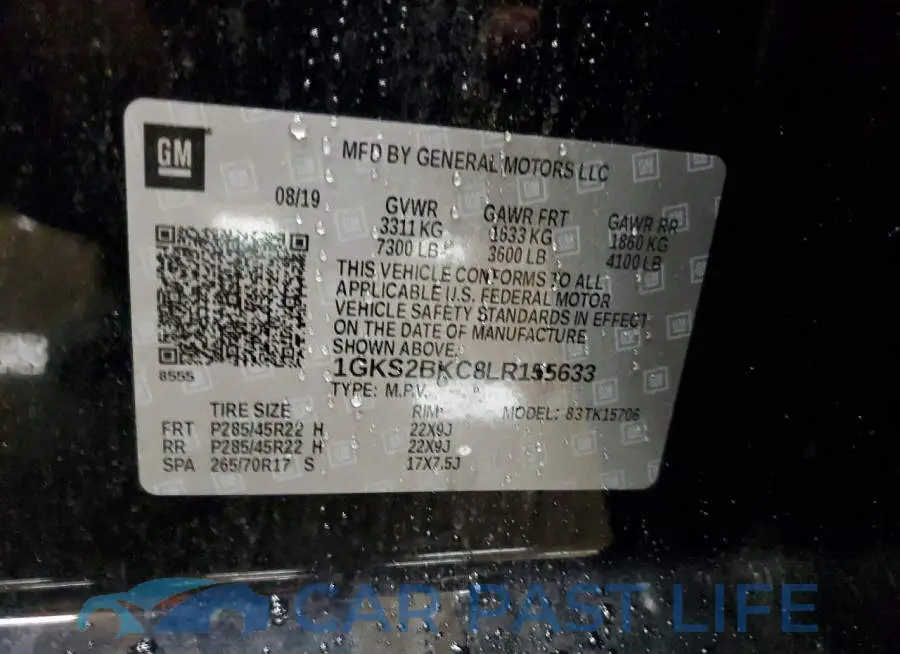 1GKS2BKC8LR155633# 14