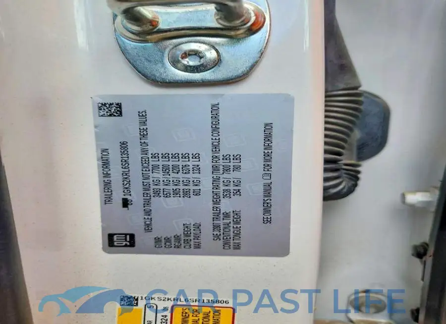 1GKS2KRL6SR135806# 13