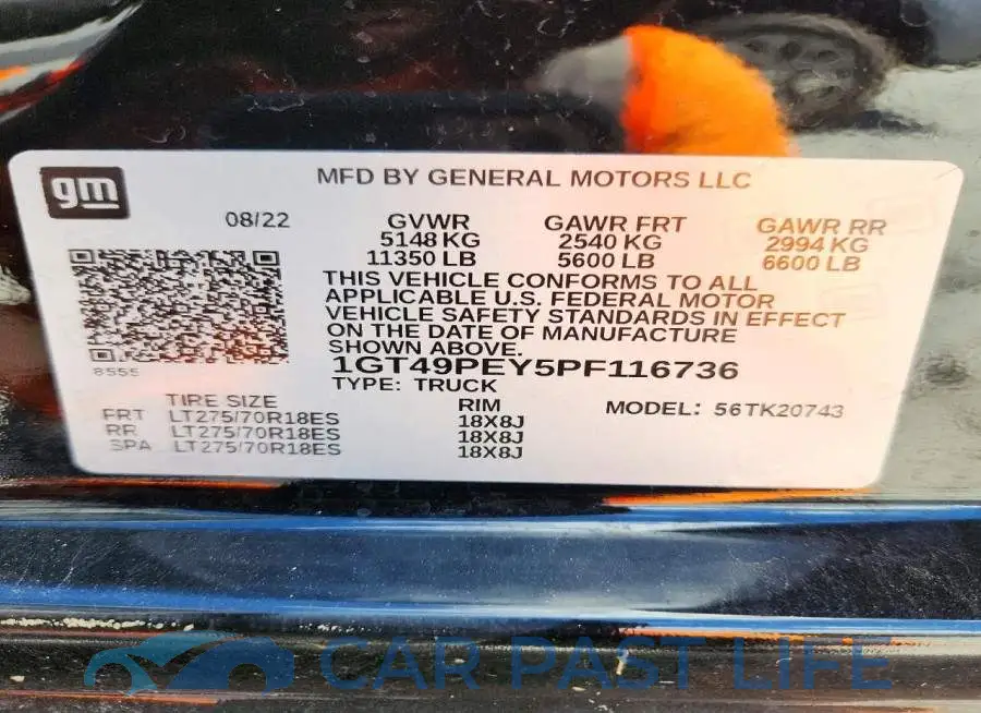 1GT49PEY5PF116736# 13