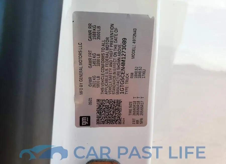 1GTG5CEN4M1273089# 12