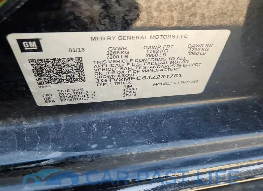 1GTV2MEC6JZ234781# 13